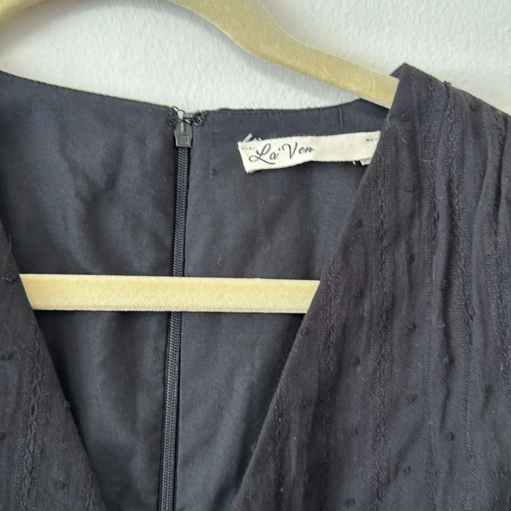La’Ven Black dress with Ruffles (NWOT) - Picture 3 of 10